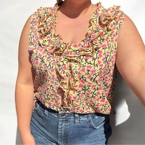 Lilly Pulitzer Ruffle Blouse – Size XL